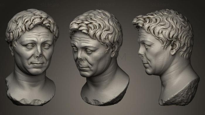 Бюсты и головы античные и исторические Помпей